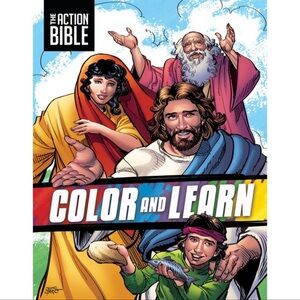 The Action Bible: Color and Learn Book